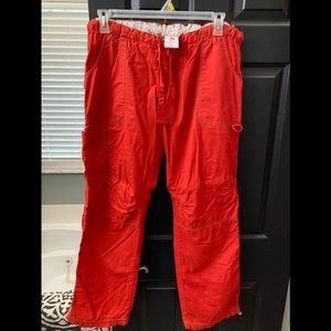 Koi 2x Burnt orange/red Lindsey scrub pants